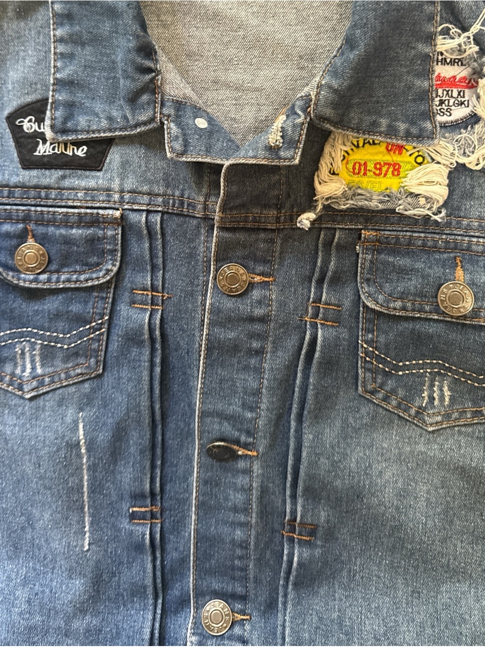 Denim Patch Jacket - Picture 5 of 5